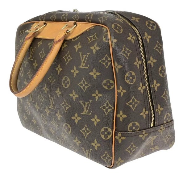 AUTHENTICITY GUARANTEED LOUIS VUITTON LV Logo Deauville Hand Bag Monogram - Picture 2 of 15